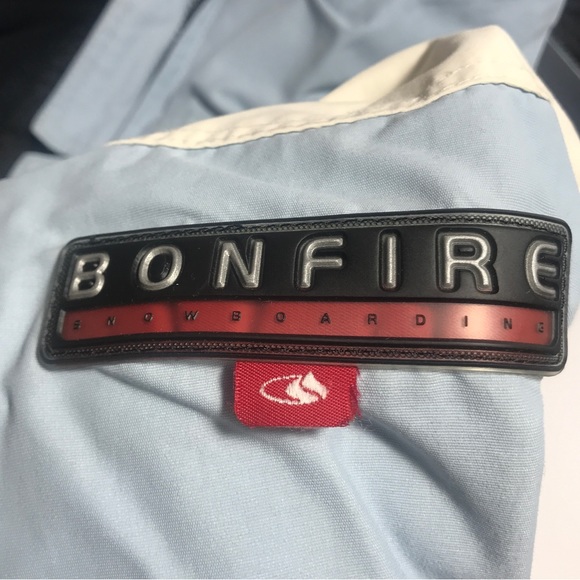 Bonfire Snowboarding Silver Series Light Blue Waterproof Jacket Size L - Picture 8 of 17
